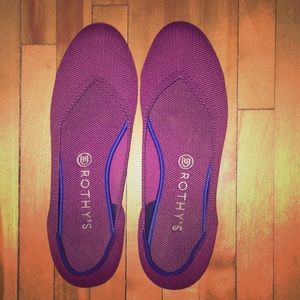Rothy’s flats 9.5 Magenta - retired color